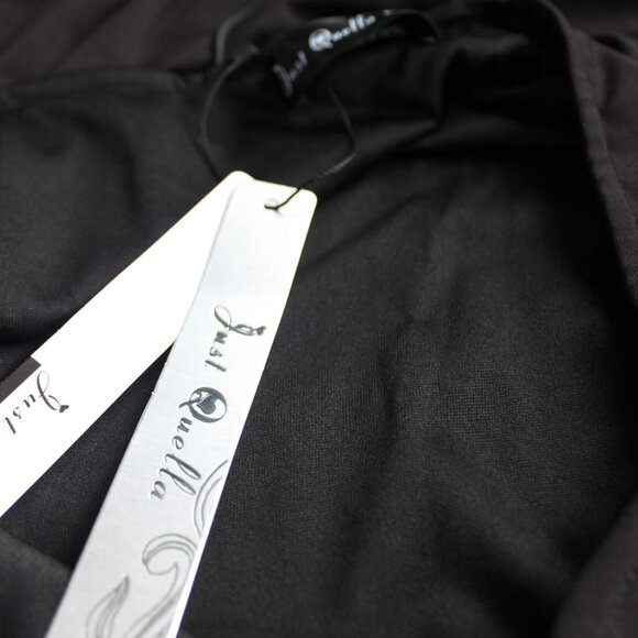 Women's Black Spaghetti Strap Bodycon Mini Dress Size 4 Backless Night Out - Picture 6 of 6